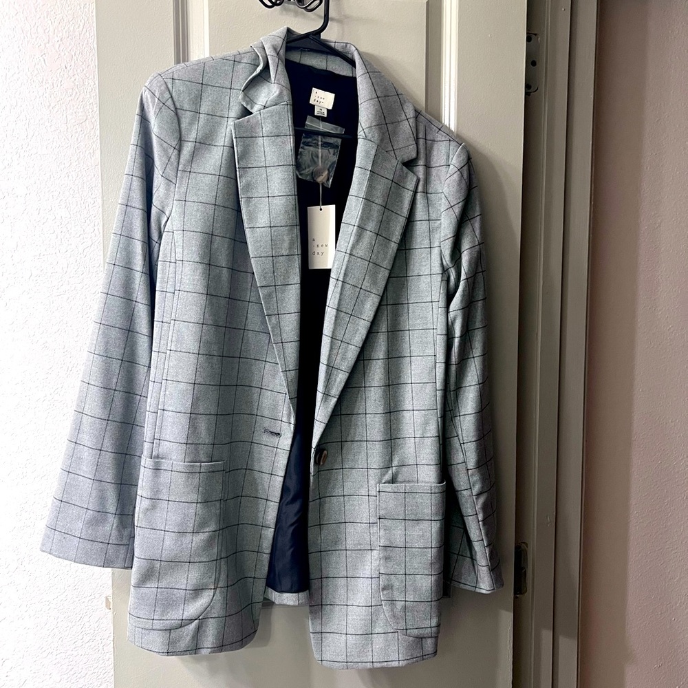 Plaid Blazer